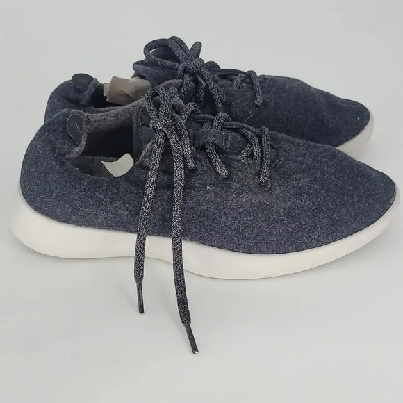 Allbirds Dark Gray Merino Wool Runners Tuke Jo shoes size 10 - Picture 3 of 9